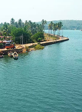 Chapora River view from Siolim