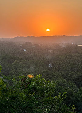 Hill View Point scenic overlook Siolim