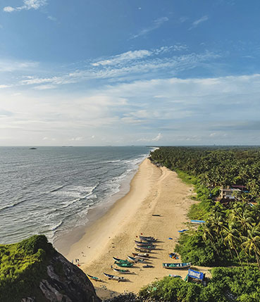 Quiet shores and peaceful beaches in Goa